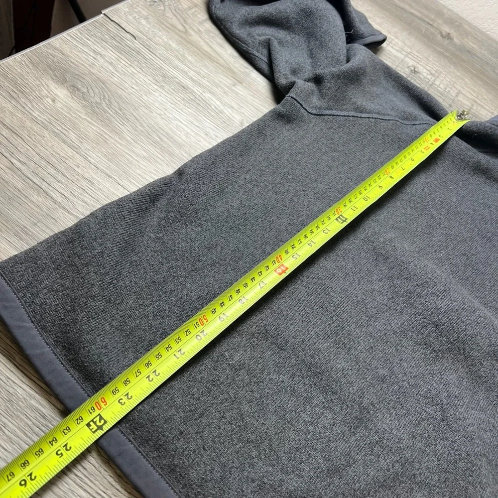 The‎ North Face Fleece Pullover Mens Medium Gray Quarter Zip Sweater Knit S39